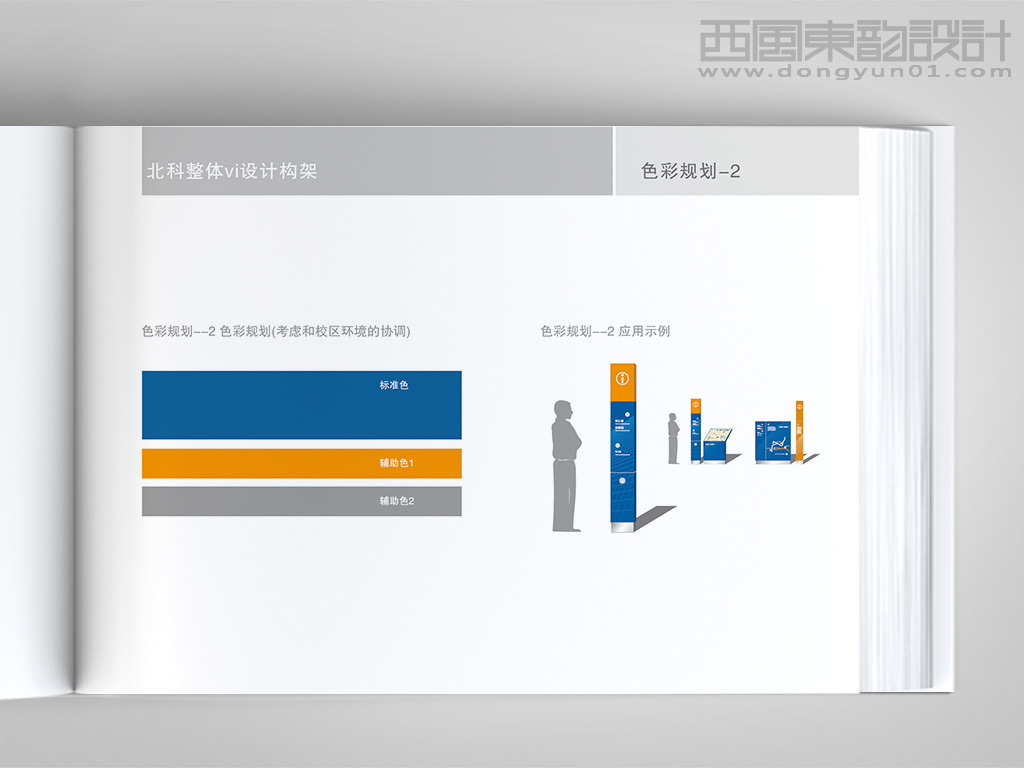 北京科技職業(yè)學(xué)院vi設(shè)計---環(huán)境導(dǎo)視設(shè)計色彩規(guī)劃