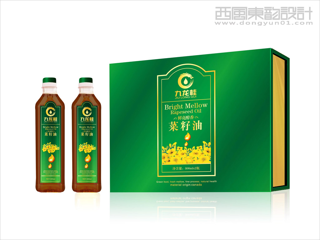 澳加糧油工業(yè)有限公司菜籽油禮盒設(shè)計(jì)、菜籽油瓶簽設(shè)計(jì)