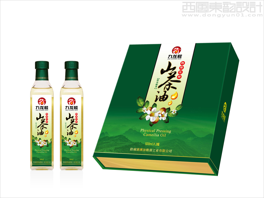 澳加糧油工業(yè)有限公司山茶油禮盒設(shè)計(jì)、山茶油瓶簽設(shè)計(jì)