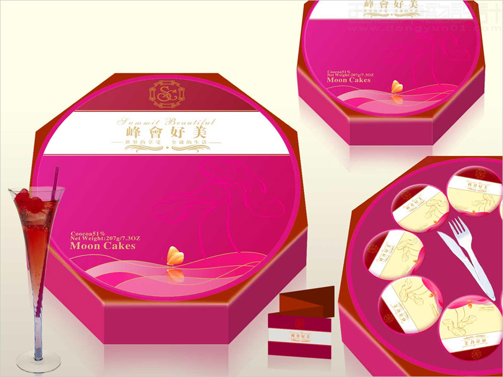 榮尊堡峰會俱樂部峰會·好美月餅禮盒包裝設(shè)計(jì)