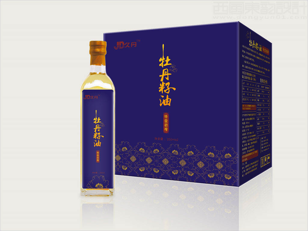 甘肅綠盟牡丹產業(yè)科技發(fā)展有限公司牡丹籽油包裝設計圖片
