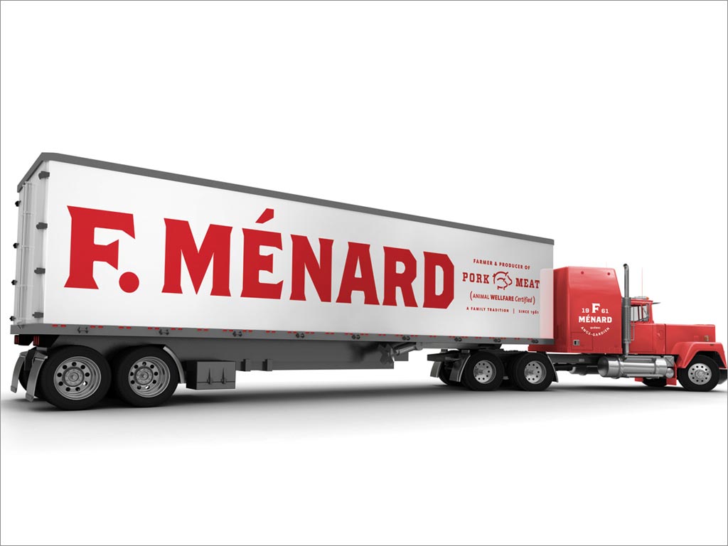 加拿大梅納德（F.Ménard）豬肉食品運(yùn)輸車(chē)體設(shè)計(jì)