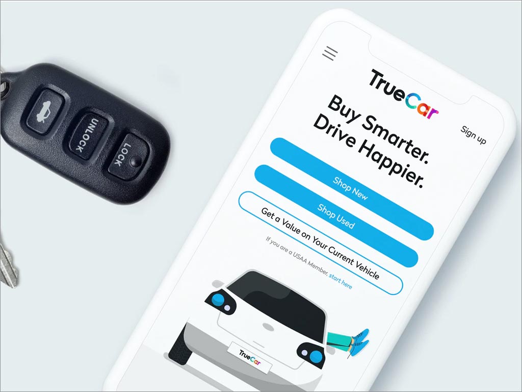 美國TrueCar汽車電商網(wǎng)站交易平臺品牌形象移動端網(wǎng)站設計