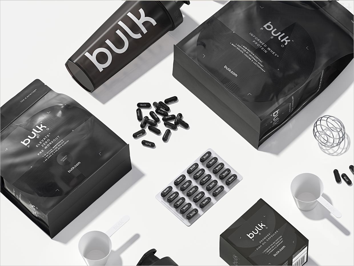 英國bulk蛋白質粉營養(yǎng)保健品包裝設計之效果圖