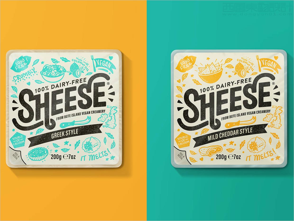 Sheese！純素奶酪包裝設(shè)計(jì)不一定要那么好！